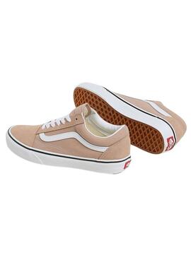 Chaussures Vans Old Skool roses pour femmes