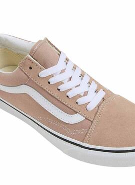 Chaussures Vans Old Skool roses pour femmes