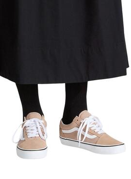 Chaussures Vans Old Skool roses pour femmes