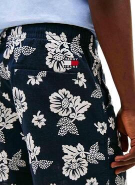 Bermuda Tommy Jeans Slub à imprimé floral pour homme.