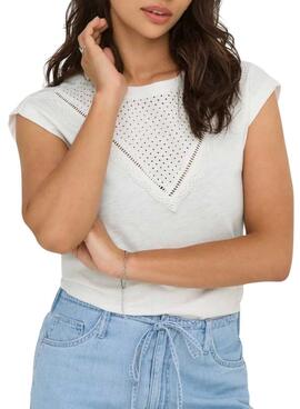 Maillot Only Delia blanc pour femme