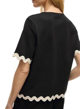Haut Vila Calisa noir pour femme