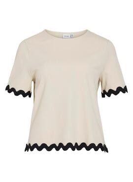 Haut Vila Calisa beige pour femme