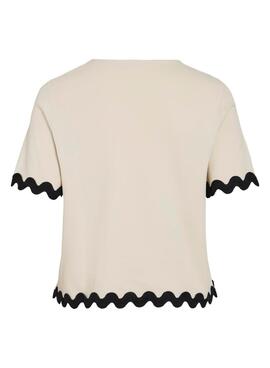 Haut Vila Calisa beige pour femme