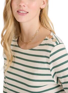 T-shirt Naf Naf Logo Print noir pour femme