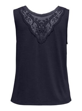 T-shirt Only Freda bleu marine pour femme
