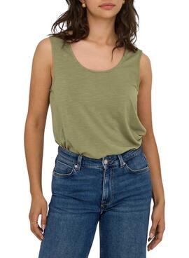 T-shirt Only Freda verte pour femme