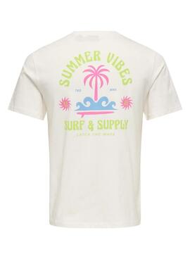 T-shirt Only and Sons Magnus Summer pour homme.