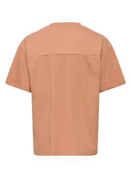 T-shirt Only and Sons King Loose orange pour homme
