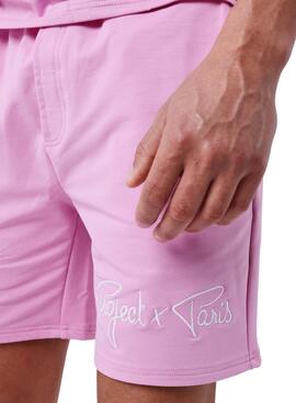  Bermudas Project X Paris Jogging de chándal rosa para hombre en París