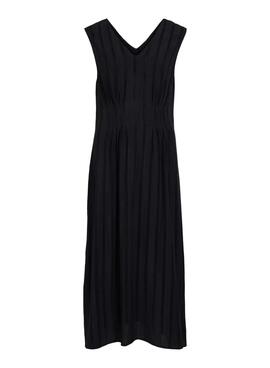 Robe noire Vila Viyrina pour femme.