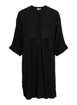 Robe Vila Vipaliva noire pour femme