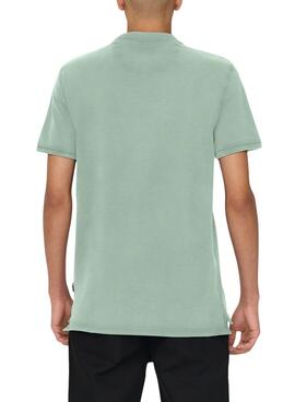 Polo Only and Sons Travis vert pour homme