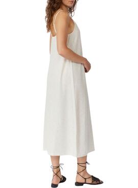 Robe Vila Visenada blanche pour femme.