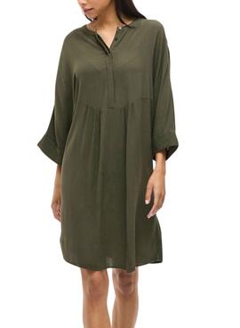 Robe Vila Vipaliva verte pour femme