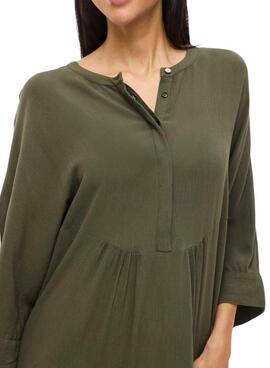 Robe Vila Vipaliva verte pour femme