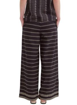 Pantalon Vila Visavila estampado noir pour femme