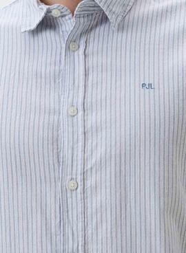 Chemise Pepe Jeans Alvin bleue pour homme
