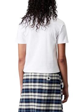 T-shirt Carhartt Luca blanc pour femme.