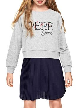 Robe Pepe Jeans Flora Gris Fille