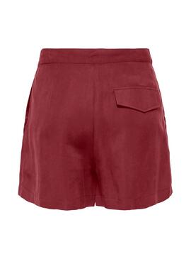 Shorts Only Nica grenat pour femme