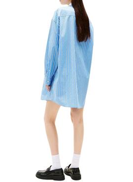 Robe Tommy Jeans Oversized bleue pour femme.
