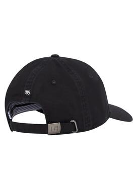 Casquette Tommy Hilfiger Flag Soft noire pour homme.