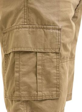 Bermudas Jack and Jones Mateo camel pour homme