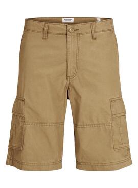Bermudas Jack and Jones Mateo camel pour homme