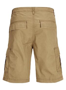 Bermudas Jack and Jones Mateo camel pour homme