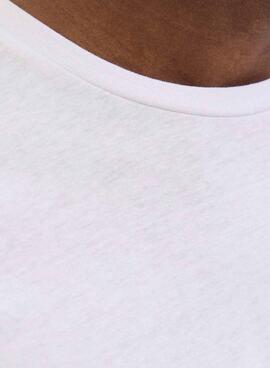 T-shirt Jack and Jones Jaxon blanc pour homme