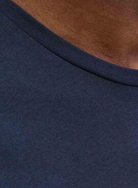 T-shirt Jack and Jones Jaxon marine pour homme