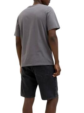T-shirt Jack and Jones Jaxon gris pour homme