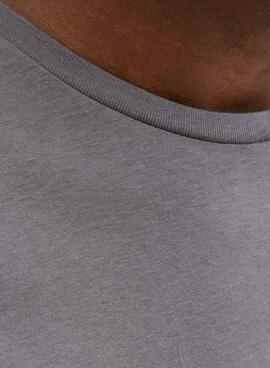 T-shirt Jack and Jones Jaxon gris pour homme