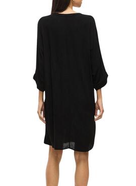 Robe noire Vila Vipaliva pour femme