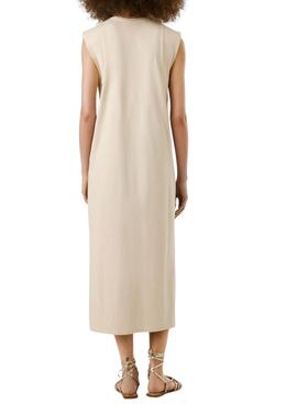 Robe Pepe Jeans Ari beige pour femme