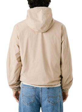 Veste Pepe Jeans Monson beige pour homme.