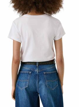 T-shirt Pepe Jeans Ava blanc pour femme