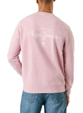 Sweatshirt Pepe Jeans Terrel rose pour homme