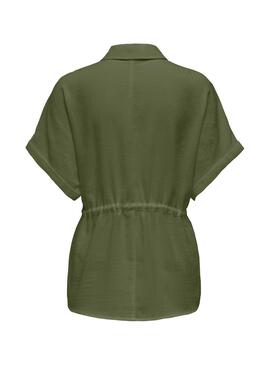 Chemise Only Emmia verte pour femme