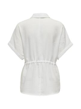 Chemise Only Emmia blanche pour femme