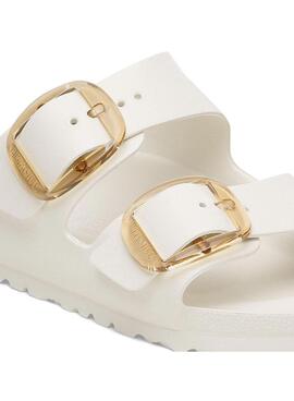 Sandales Birkenstock Arizona Big Buckle blanc pour femmes