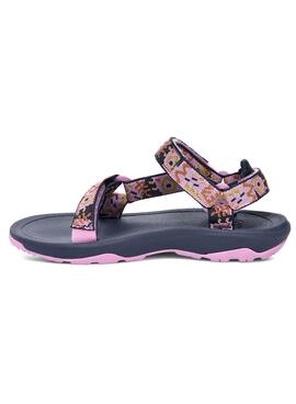 Sandales Teva Hurricane rose pour fille.