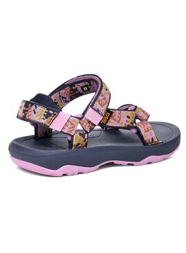 Sandales Teva Hurricane rose pour fille.