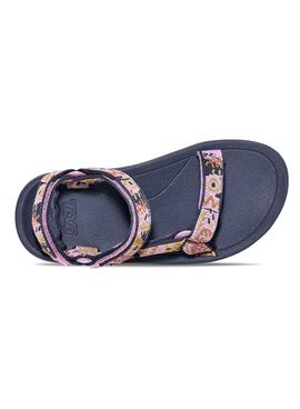Sandales Teva Hurricane rose pour fille.