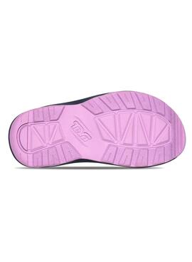 Sandales Teva Hurricane rose pour fille.