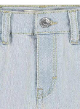 Shorts Levi's en denim clair arc-en-ciel pour fille