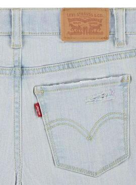 Shorts Levi's en denim clair arc-en-ciel pour fille