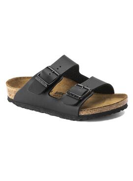 Sandales Birkenstock Arizona noir pour fille et garçon