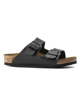 Sandales Birkenstock Arizona noir pour fille et garçon